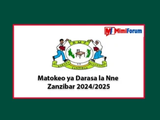 Matokeo Darasa La Nne Zanzibar 2024/2025