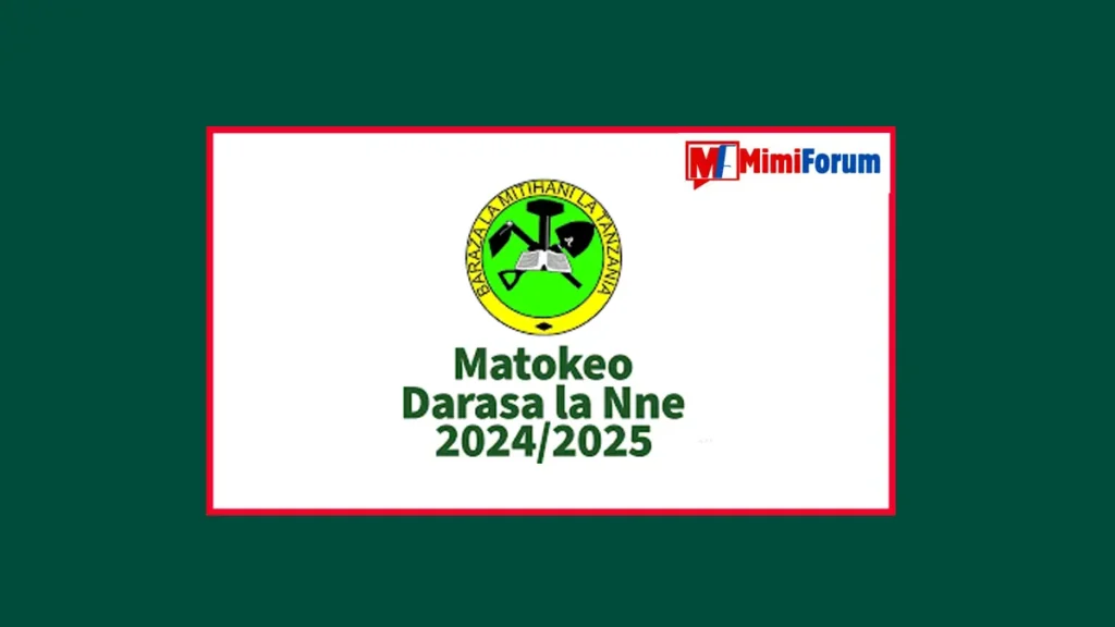 Matokeo ya Darasa la Nne 2024 NECTA