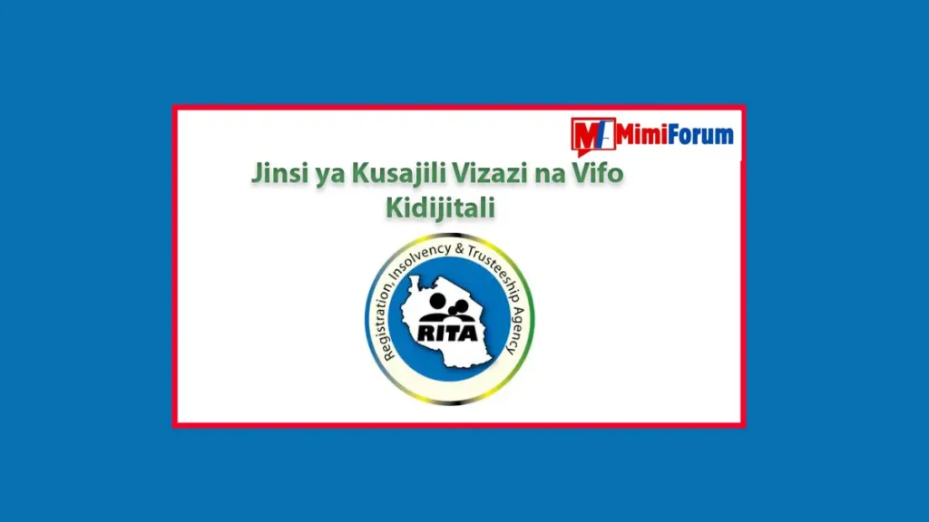 Jinsi ya Kusajili Vizazi na Vifo Kidijitali