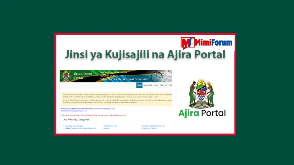 Jinsi ya Kujisajili na Ajira Portal