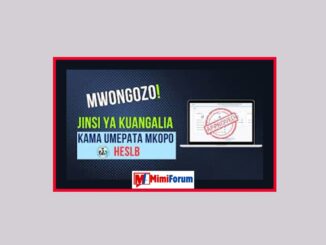 Jinsi ya Kuangalia Mkopo HESLB 2025/2026