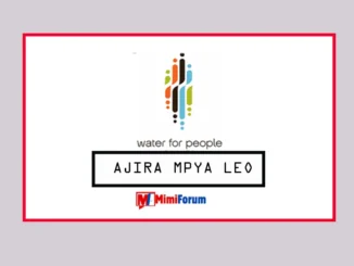 Nafasi za kazi Water For People April 2025