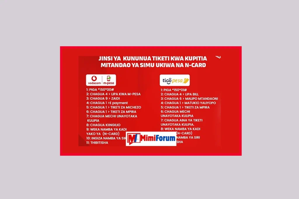 Jinsi ya Kununua Tiketi za Mpira kwa Vodacom M-Pesa (Mwongozo Rahisi)