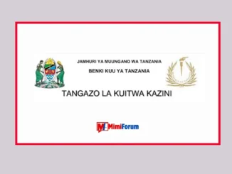 Majina Walioitwa Kazini BOT April 2025