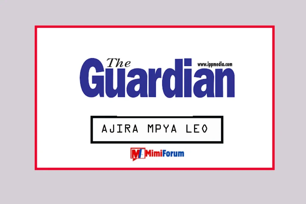 Nafasi za Kazi Wakala wa Mauzo The Guardian Limited Mei 2025