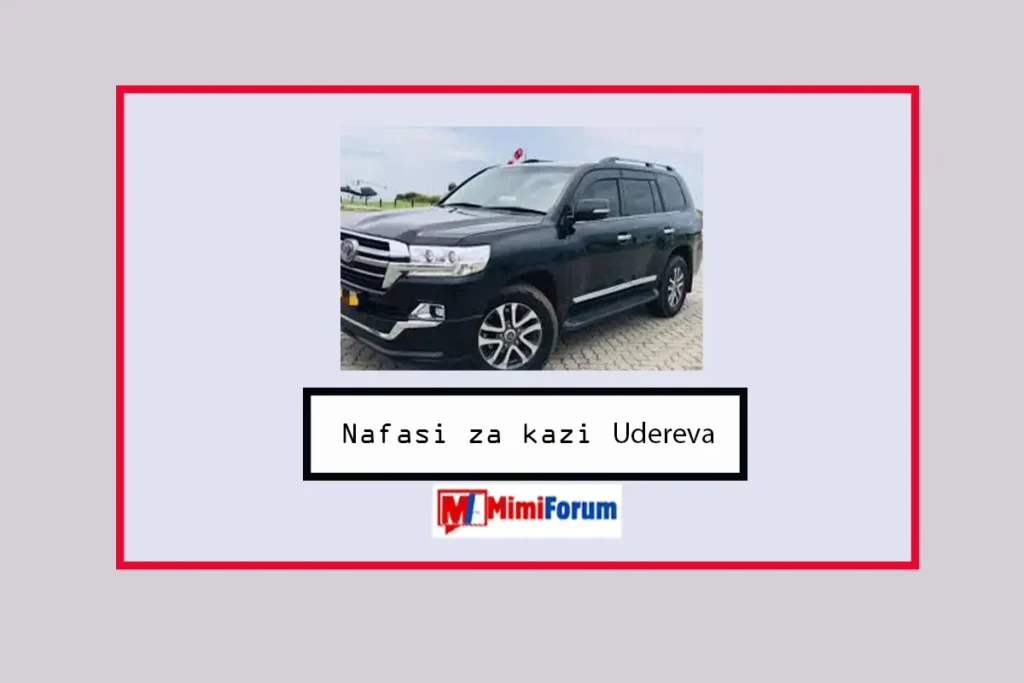 Nafasi za Kazi za Udereva Tanzania 2025