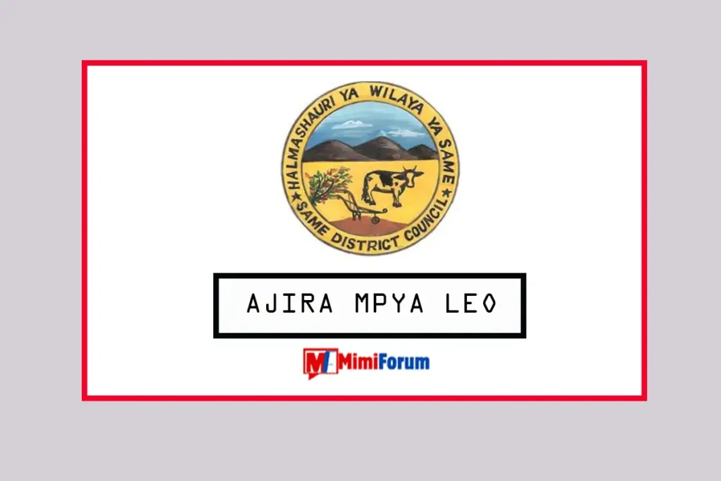 Nafasi za kazi Udereva Halmashauri ya Wilaya ya Same May 2025